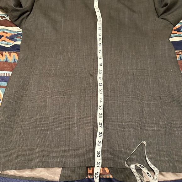 Vintage Hart Schaffner Marx Grey Tweed Blazer size 40R made in the USA - Picture 8 of 10